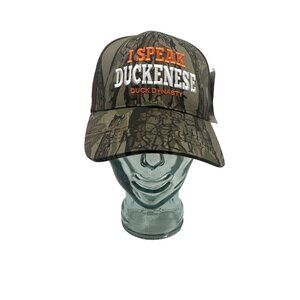 DUCK DYNASTY I Speak Duckanese Camouflage Camo Hat Cap Adjustable A&E New W Tags